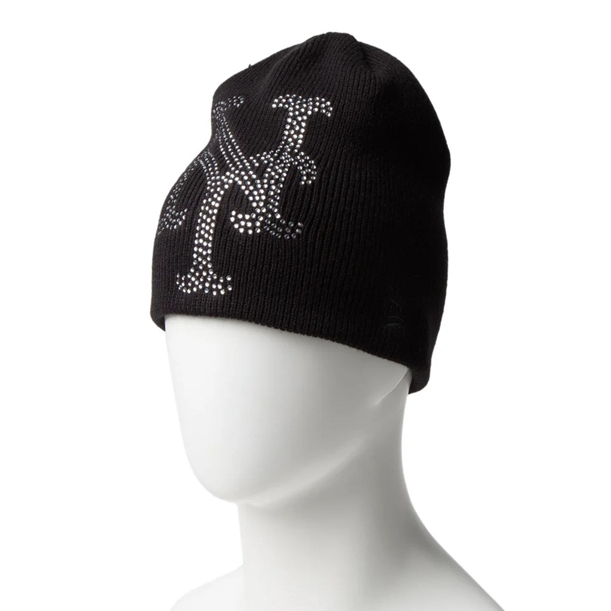 NEW ERA New York Mets - BASIC BEANIE BIG RHINESTONE BLACK 【14670026】