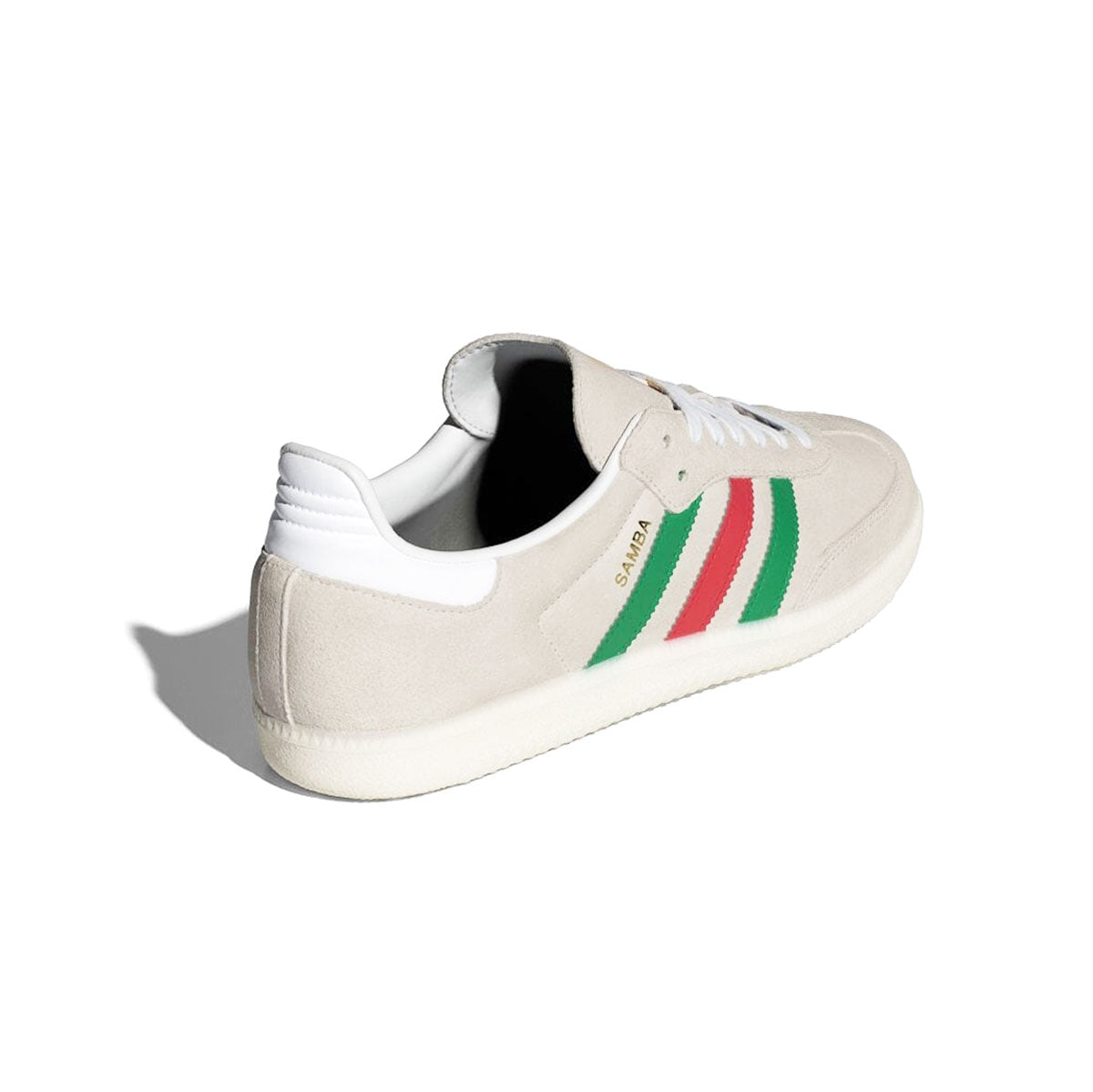 adidas - SAMBA OG MENS Crystal White/Green/Better Scarlet【IG1826】