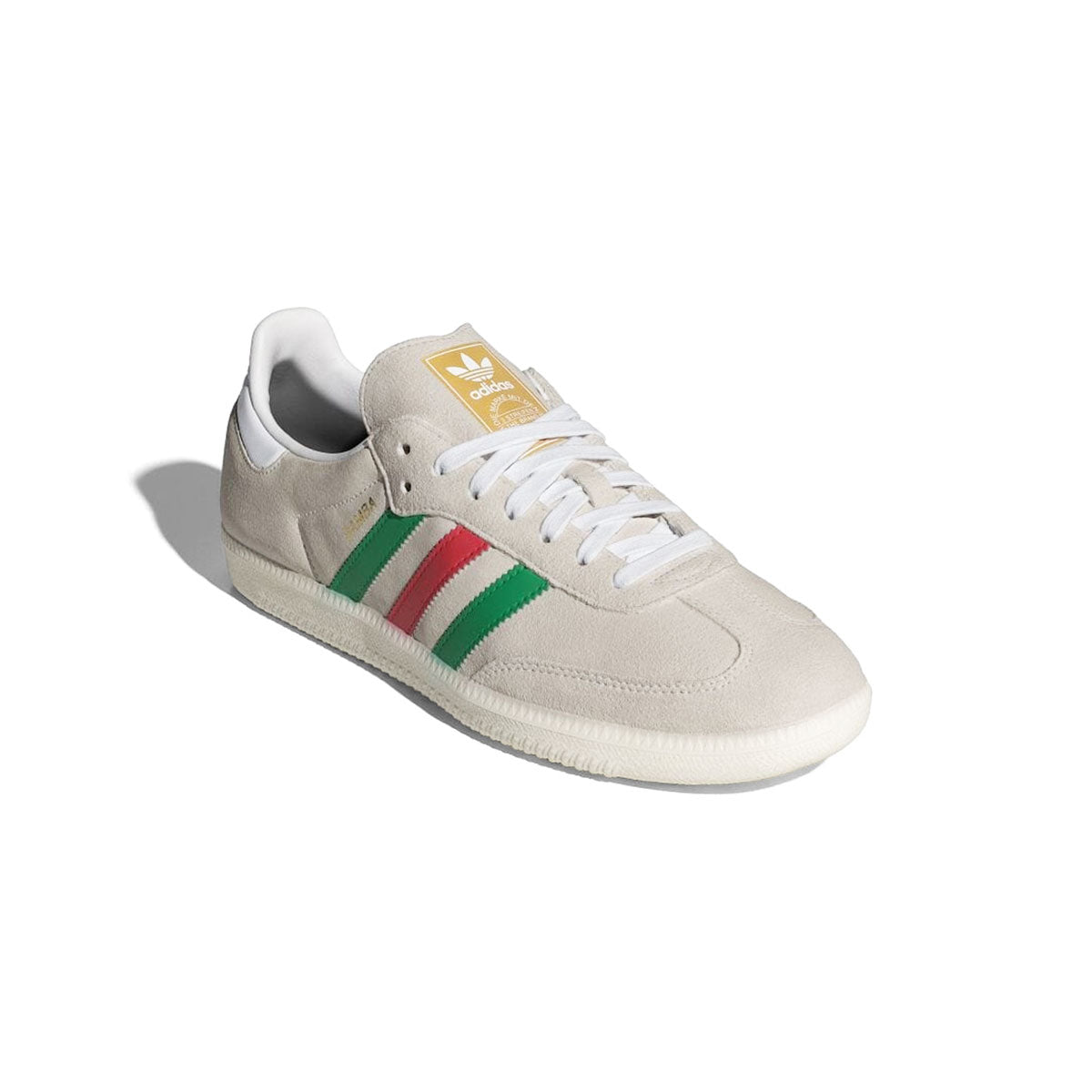 adidas - SAMBA OG MENS Crystal White/Green/Better Scarlet【IG1826】