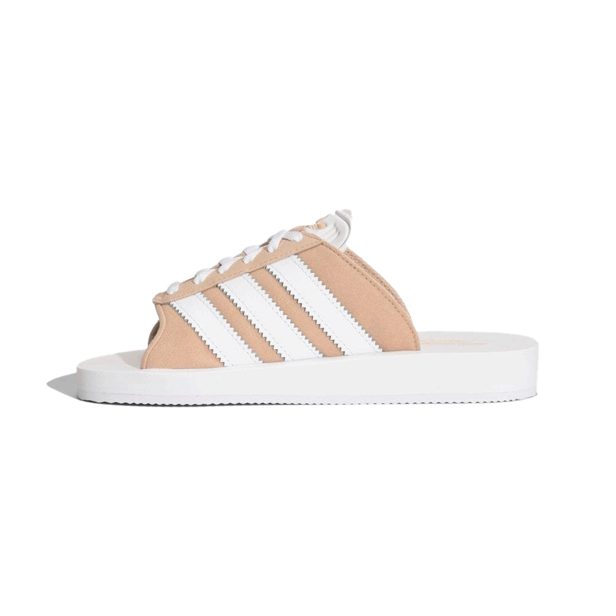 adidas - GAZELLE BEACH SLIDES WMNS MAGIC BEIGE/FTWWHT/FTWWHT 【JQ7422】