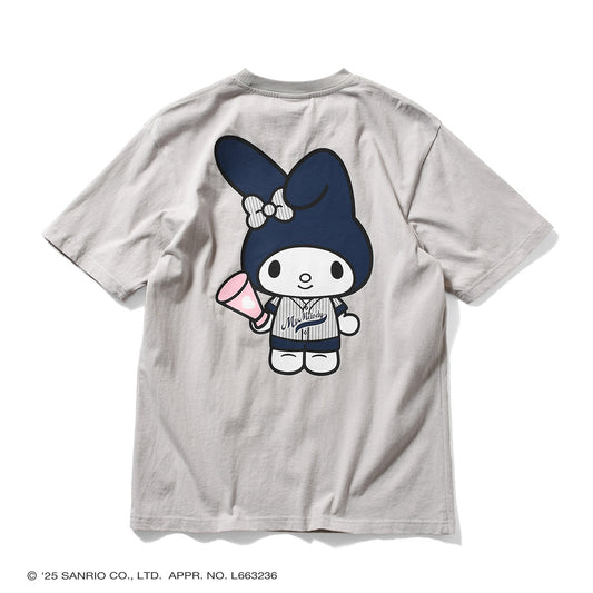 サンリオキャラクターズ×HOMEGAME - MY MELODY UNIFORM TEE GRAY【HG2501102】