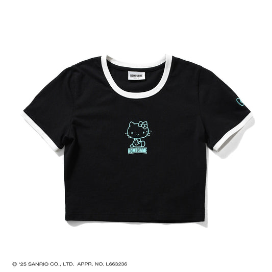 サンリオキャラクターズ×HOMEGAME - HELLO KITTY CROPPED TEE【HG2501107】
