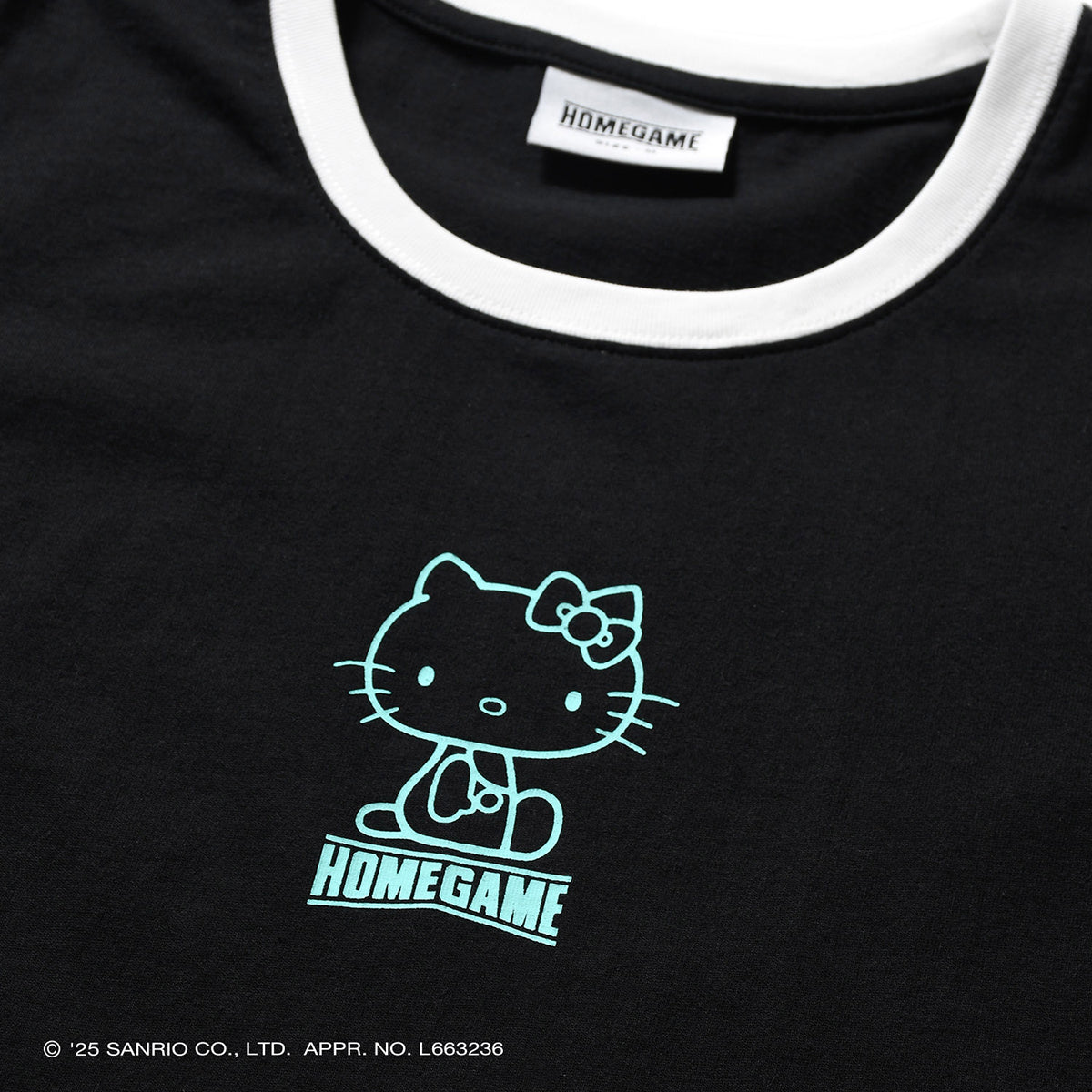 サンリオキャラクターズ×HOMEGAME - HELLO KITTY CROPPED TEE【HG2501107】