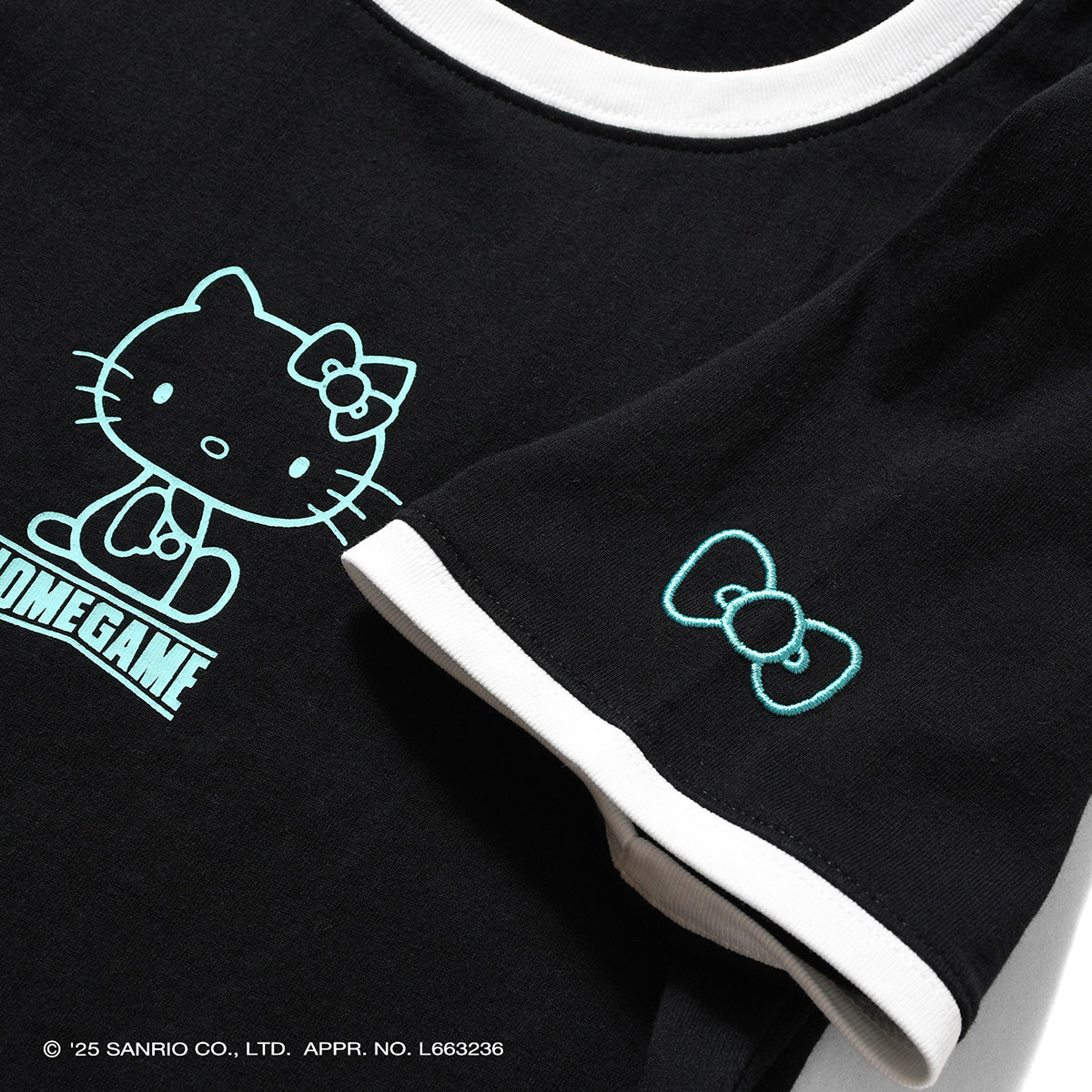 サンリオキャラクターズ×HOMEGAME - HELLO KITTY CROPPED TEE【HG2501107】
