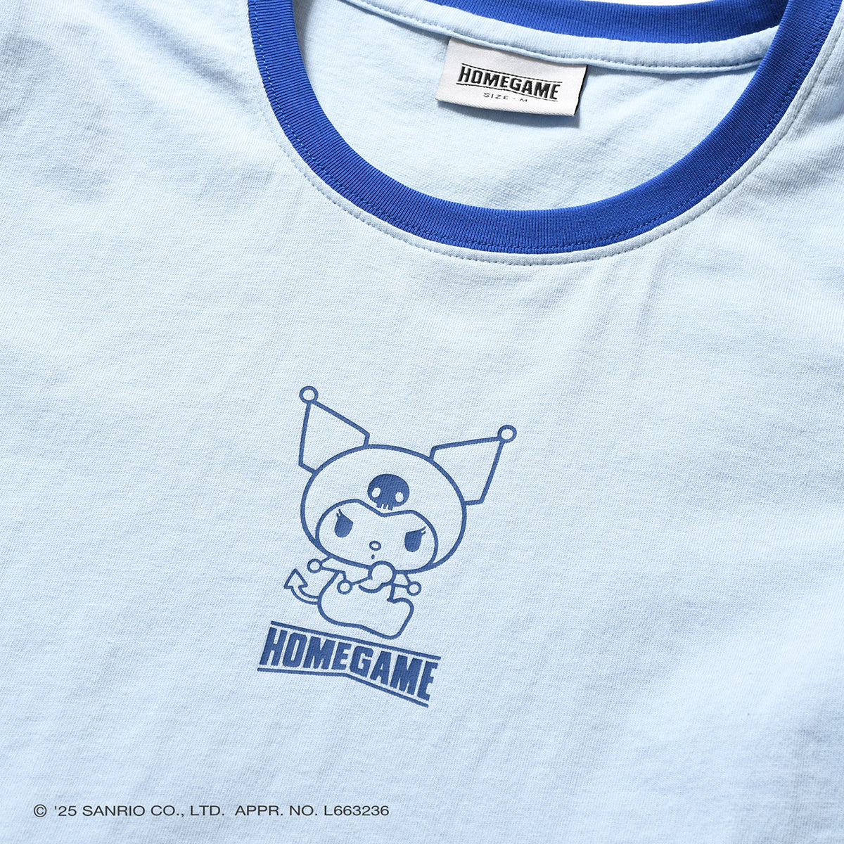 サンリオキャラクターズ×HOMEGAME - KUROMI CROPPED TEE【HG2501109】