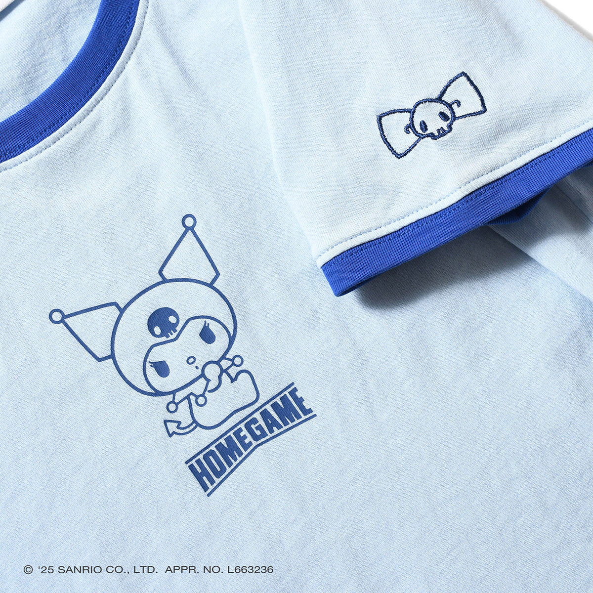 サンリオキャラクターズ×HOMEGAME - KUROMI CROPPED TEE【HG2501109】