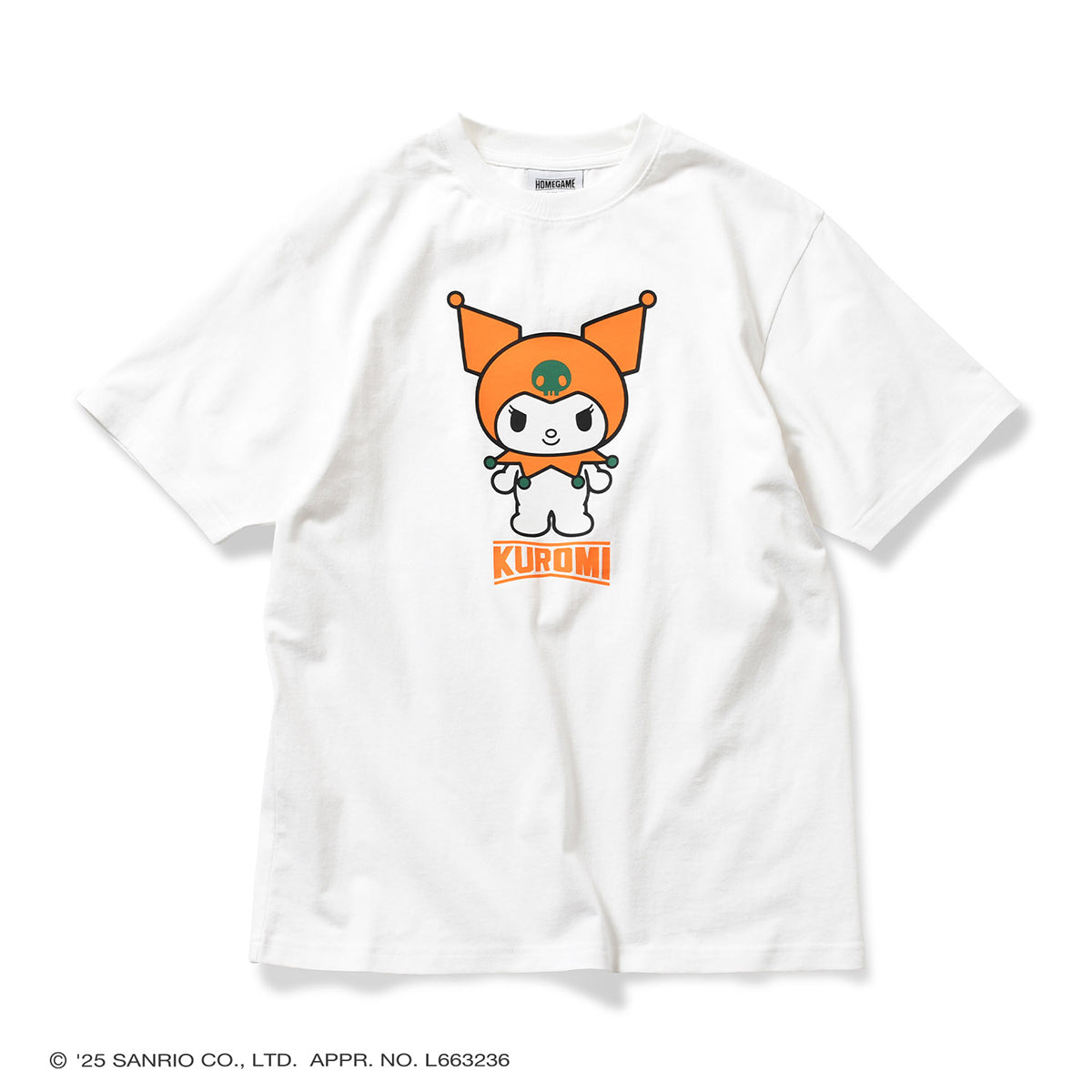 サンリオキャラクターズ×HOMEGAME - KUROMI HG COLOR TEE WHITE【HG2501105】