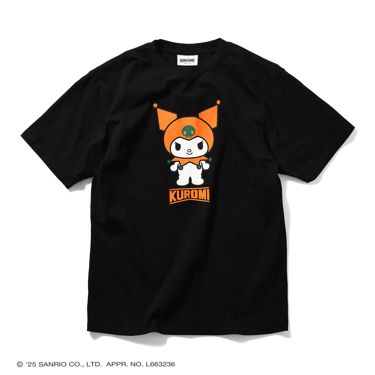 サンリオキャラクターズ×HOMEGAME - KUROMI HG COLOR TEE BLACK【HG2501105】