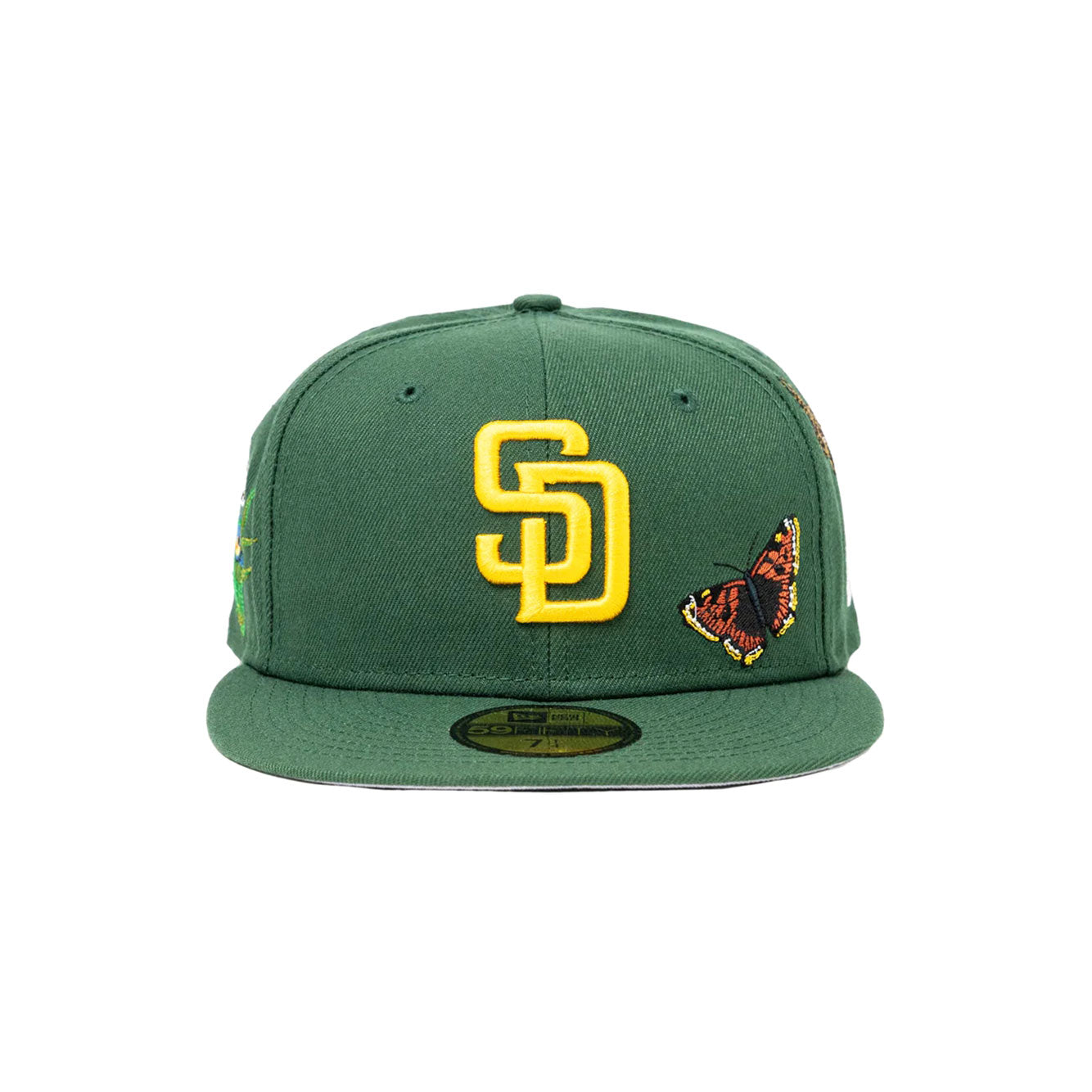 NEW ERA × FELT San Diego Padres - 59FIFTY BUTTERFLY GARDEN GREEN