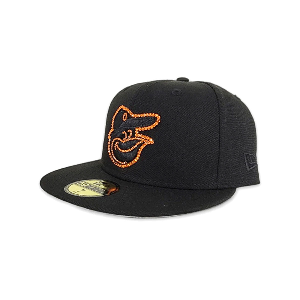 NEW ERA 巴爾的摩烏鴉 - 59FIFTY 施華洛世奇水晶黑色