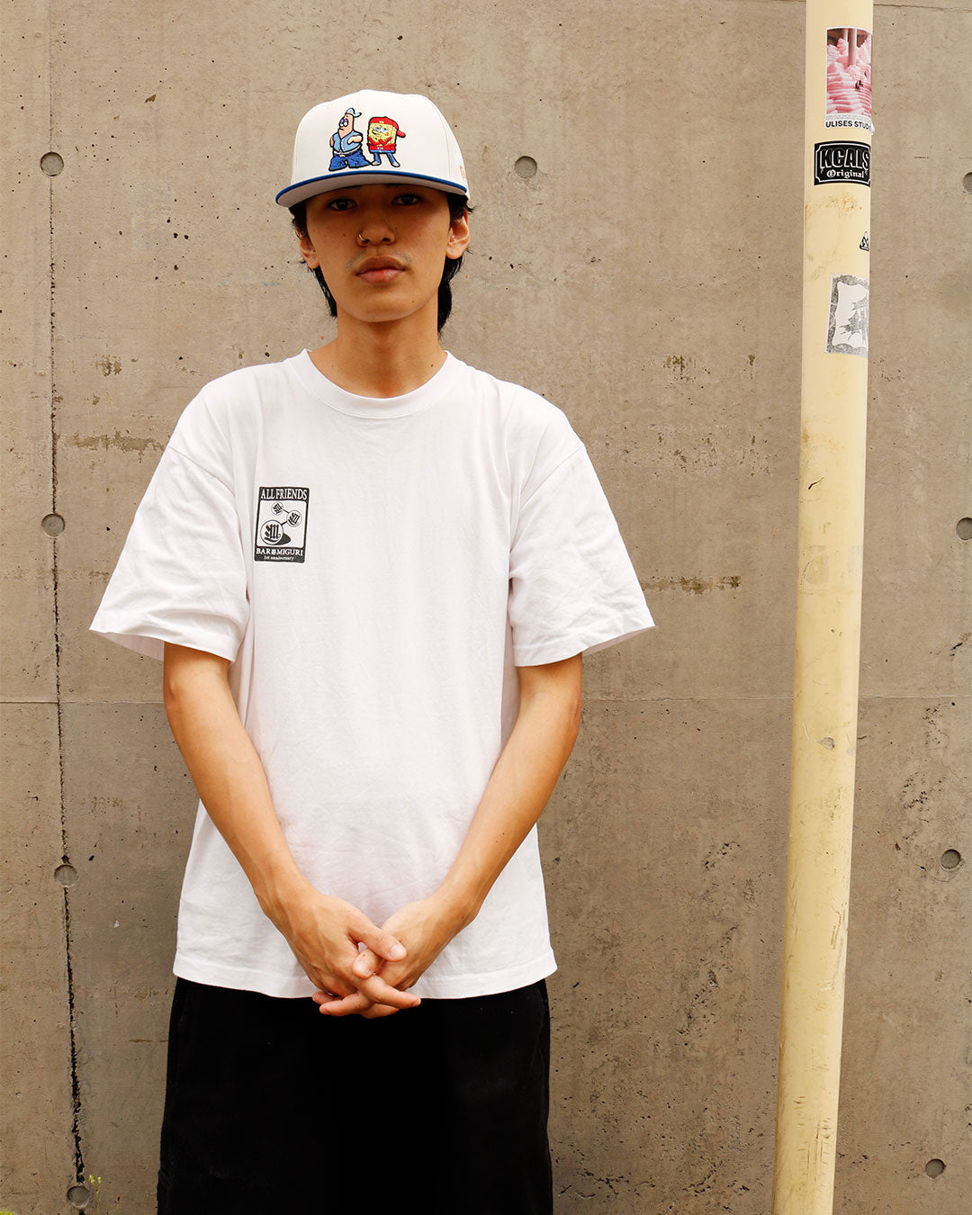 New Era × Nickelodeon - SpongeBob 9FIFTY Chrome White/Light Royal【70980077】