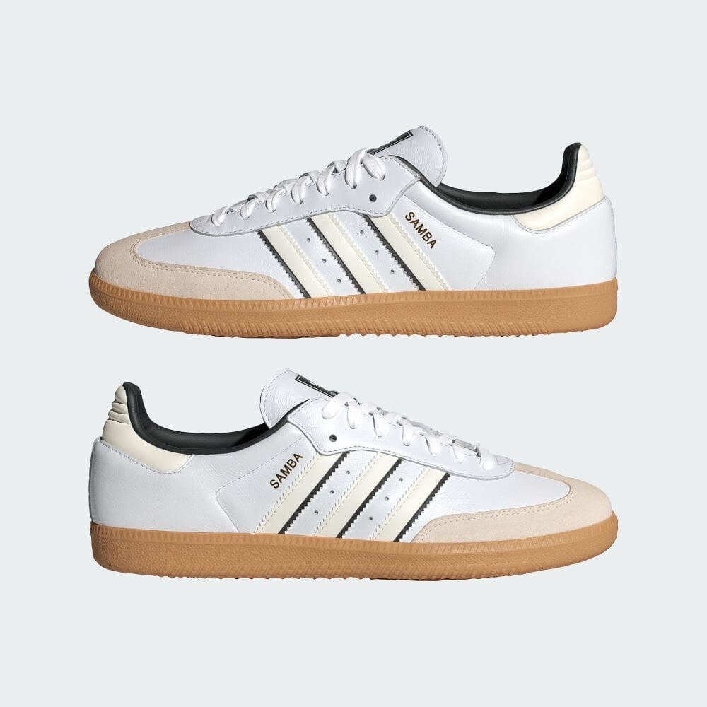 adidas - SAMBA OG MENS WMNS Cloud White / Off White / Core Black【ID1480】