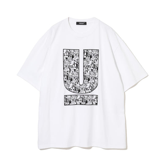 UNDERCOVER - TEE CREATURES U WHITE【UC1E9811-1】