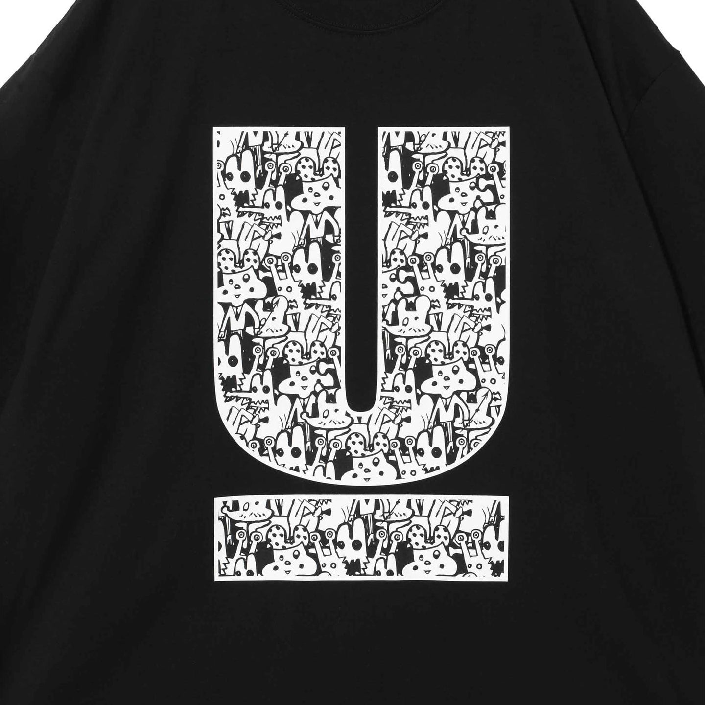 UNDERCOVER - TEE CREATURES U BLACK【UC1E9811-1】
