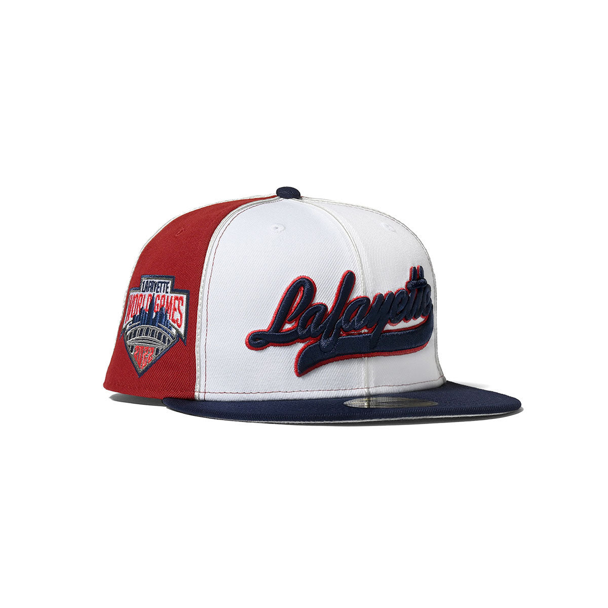 LA221408 LFYT x NEW ERA 3TONE TEAM LOGO 59FIFTY WHITE/RED
