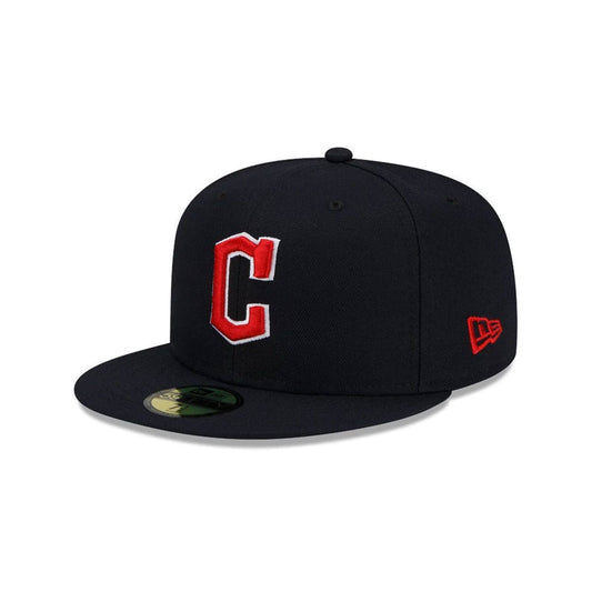 NEW ERA Cleveland Guardians - 59FIFTY MLB ON-FIELD ROAD NAVY【13555006】