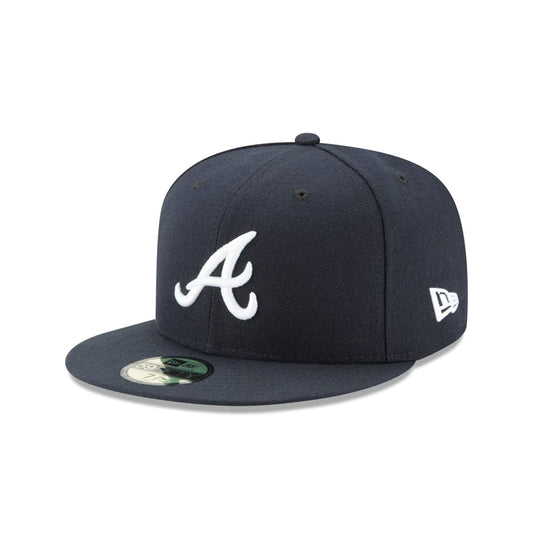 NEW ERA Atlanta Braves - 59FIFTY MLB ON-FIELD ROAD NAVY【13555019】