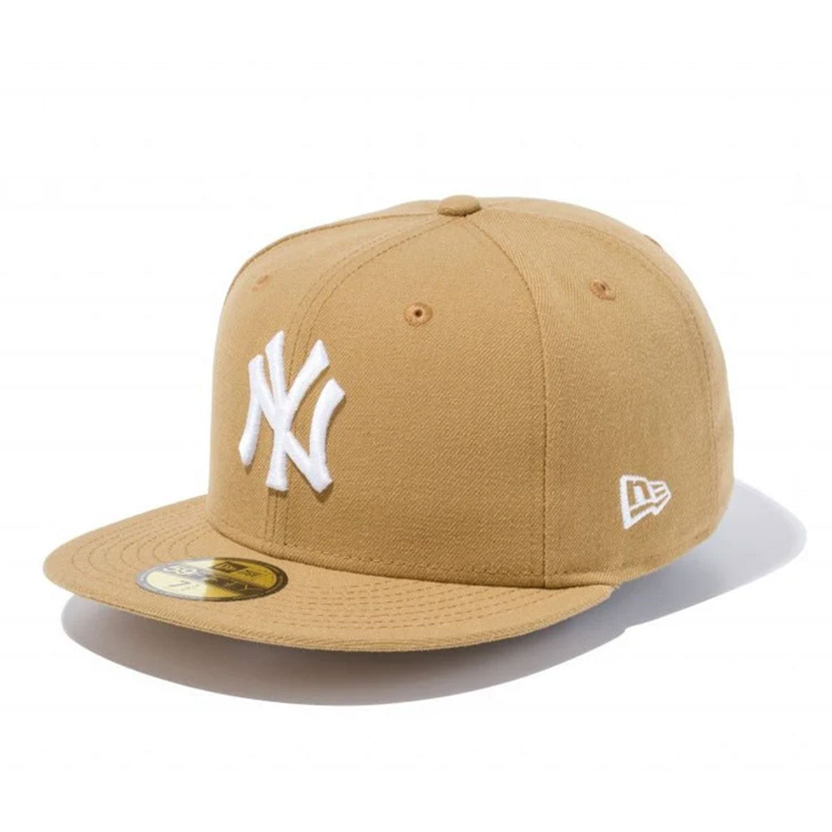 Men's New Era Tan New York Yankees Wheat 59FIFTY Fitted Hat