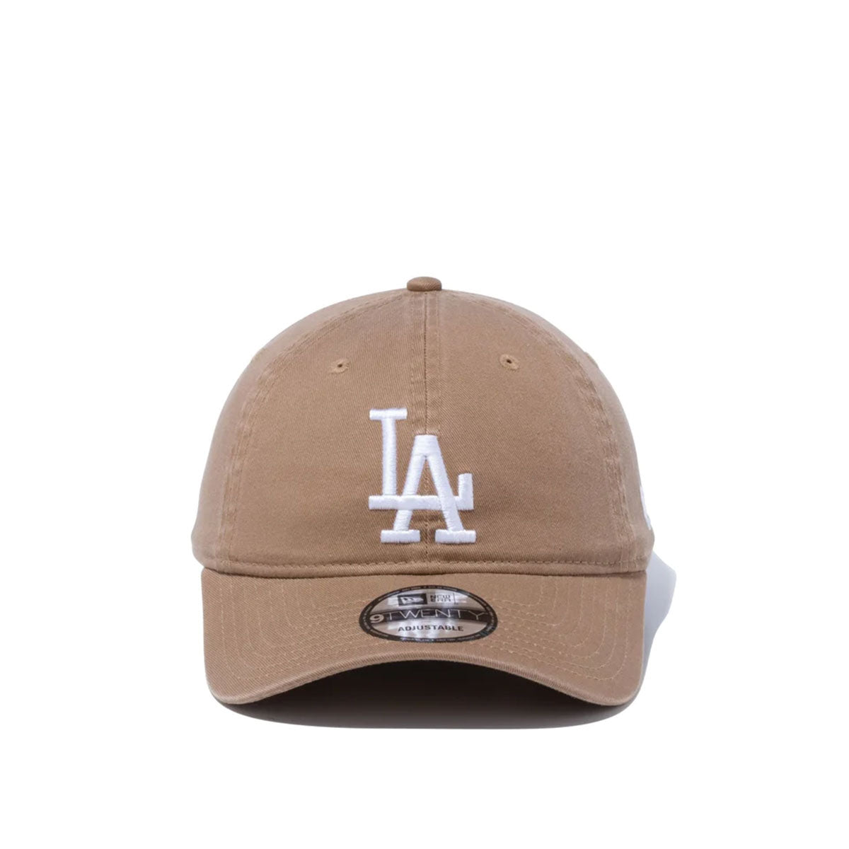 NEW ERA 13562186 布帶水洗棉質洛杉磯道奇隊卡其色 9TWENTY 13562186