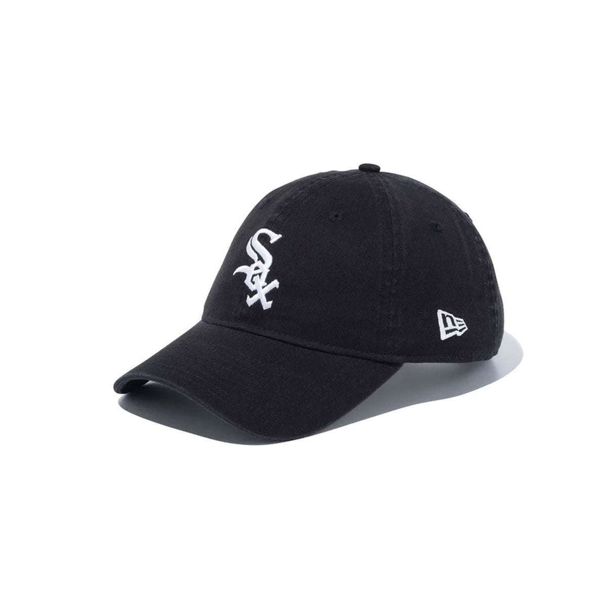 NEW ERA 13562191 Cloth Strap Washed Cotton Chicago White Sox Black 9TWENTY 13562191