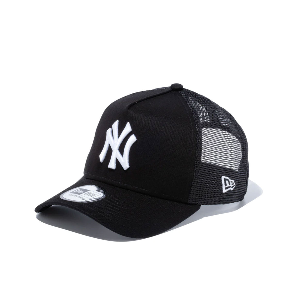 NEW ERA 12746895 A 形框架卡車司機帽紐約洋基隊黑色 9FORTY 12746895