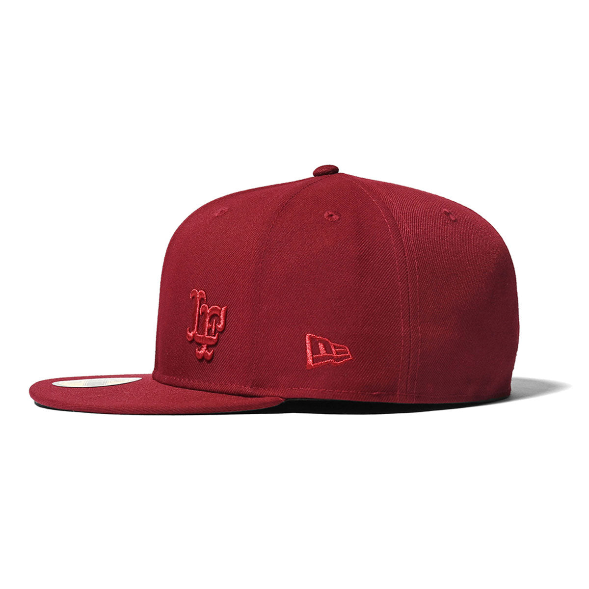 LA221409 LFYT x NEW ERA MINI LF LOGO 59FIFTY FITTED CAP BURGUNDY