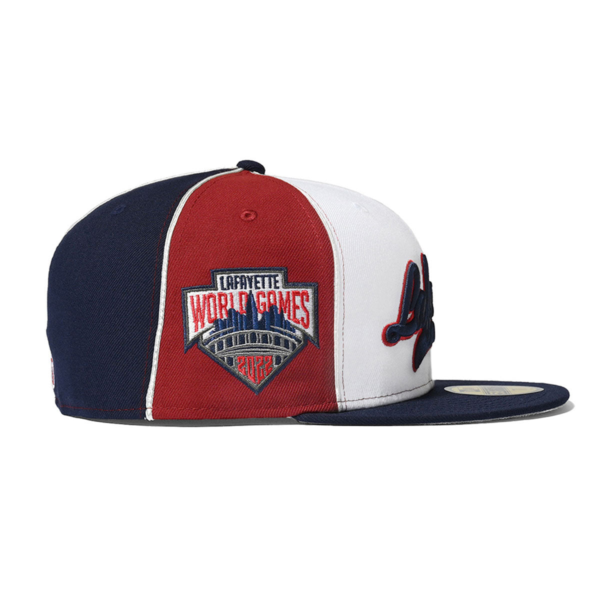LA221408 LFYT x NEW ERA 3TONE TEAM LOGO 59FIFTY WHITE/RED
