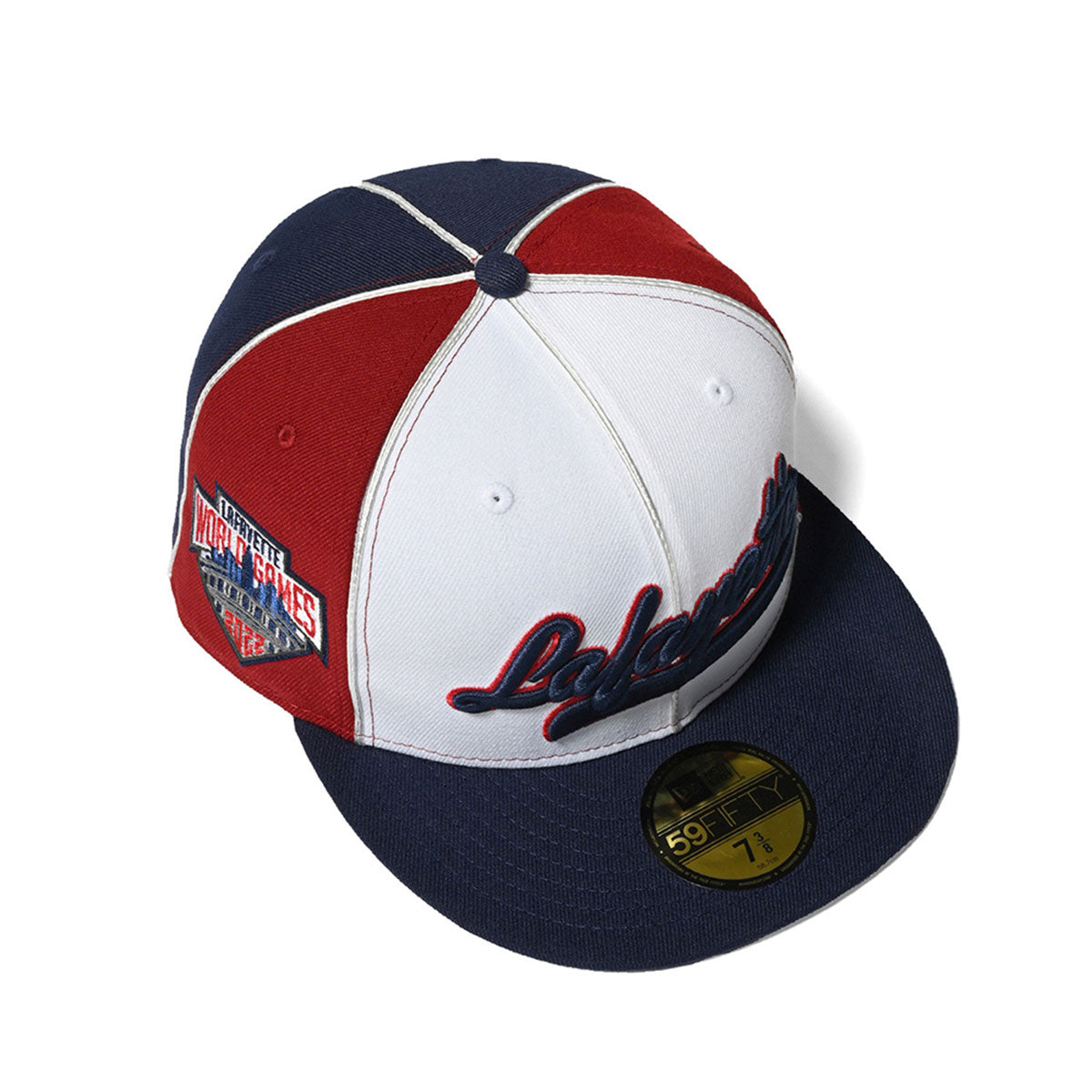 LA221408 LFYT x NEW ERA 3TONE TEAM LOGO 59FIFTY WHITE/RED