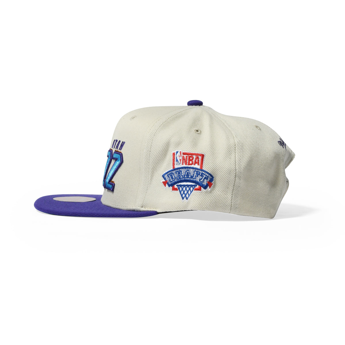 Mitchell&Ness UTAH JAZZ NBA Snapback NATURAL PURPLE VISOR