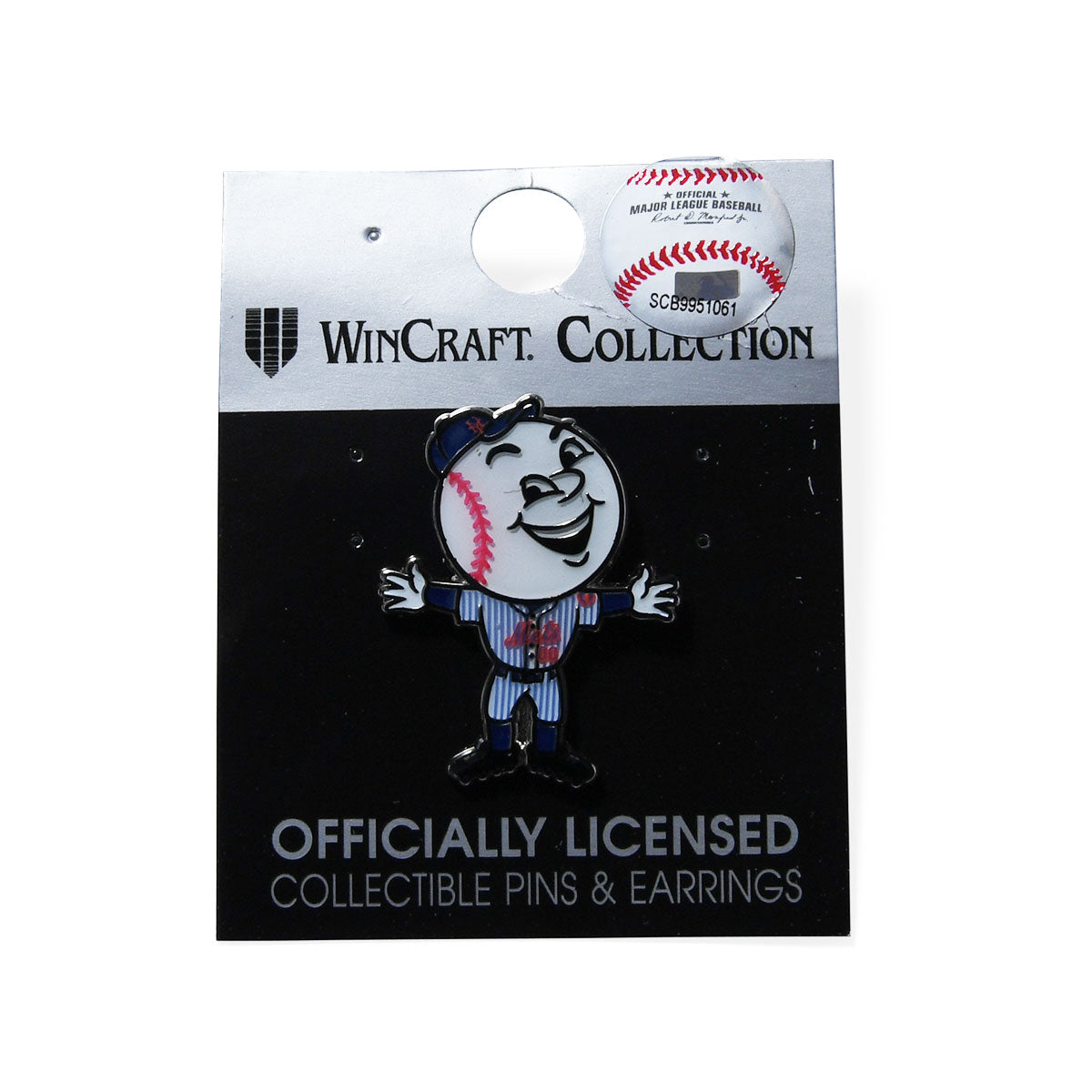 MLB-2677381 紐約大都會隊 Mr. Met 吉祥物別針