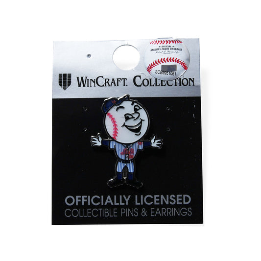 MLB-2677381 紐約大都會隊 Mr. Met 吉祥物別針