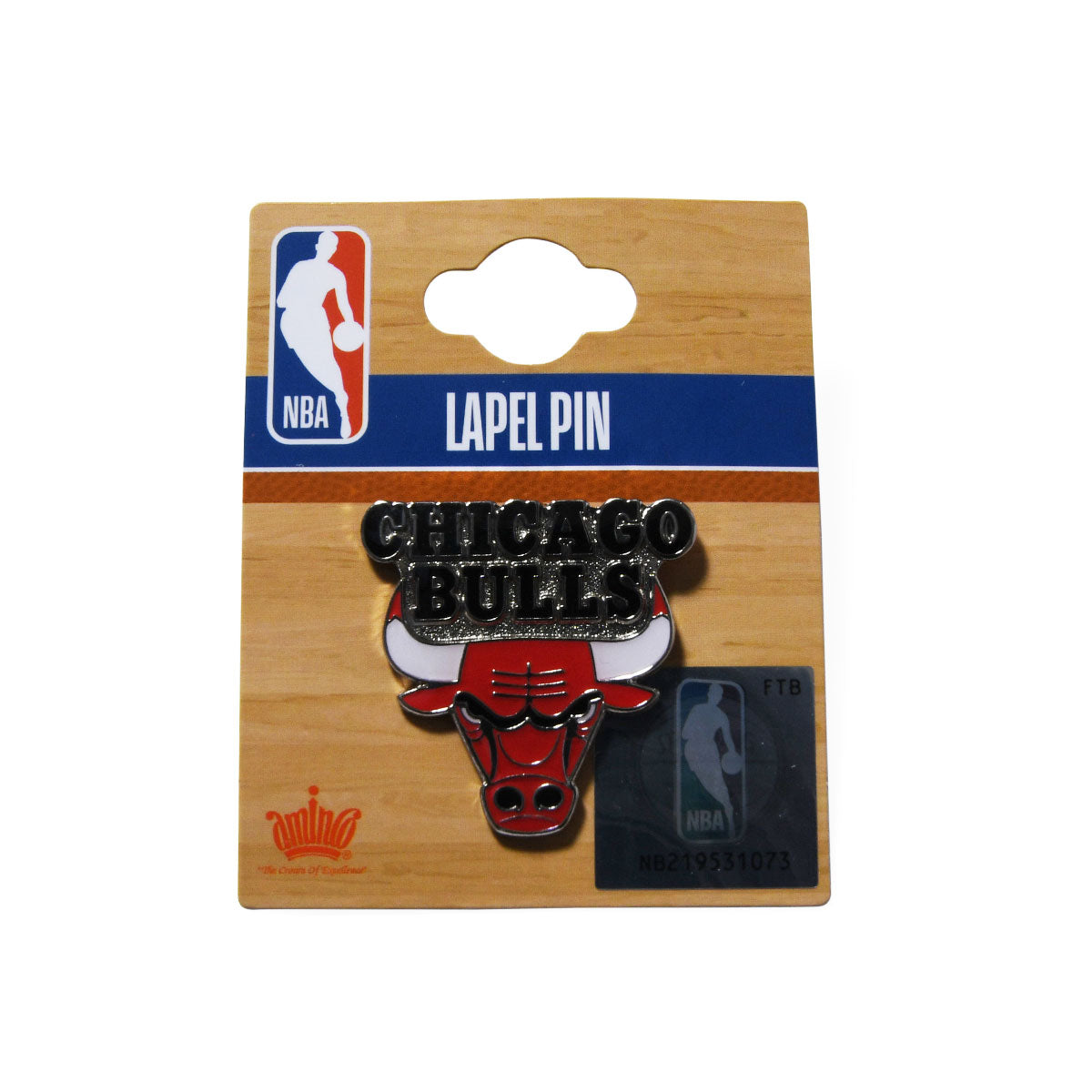 NBA-PN-001-10 芝加哥公牛隊標誌別針