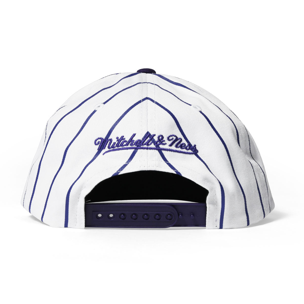 Mitchell & Ness 洛杉磯湖人隊 HHSS3471-LAL 復古細條紋平扣帶原色