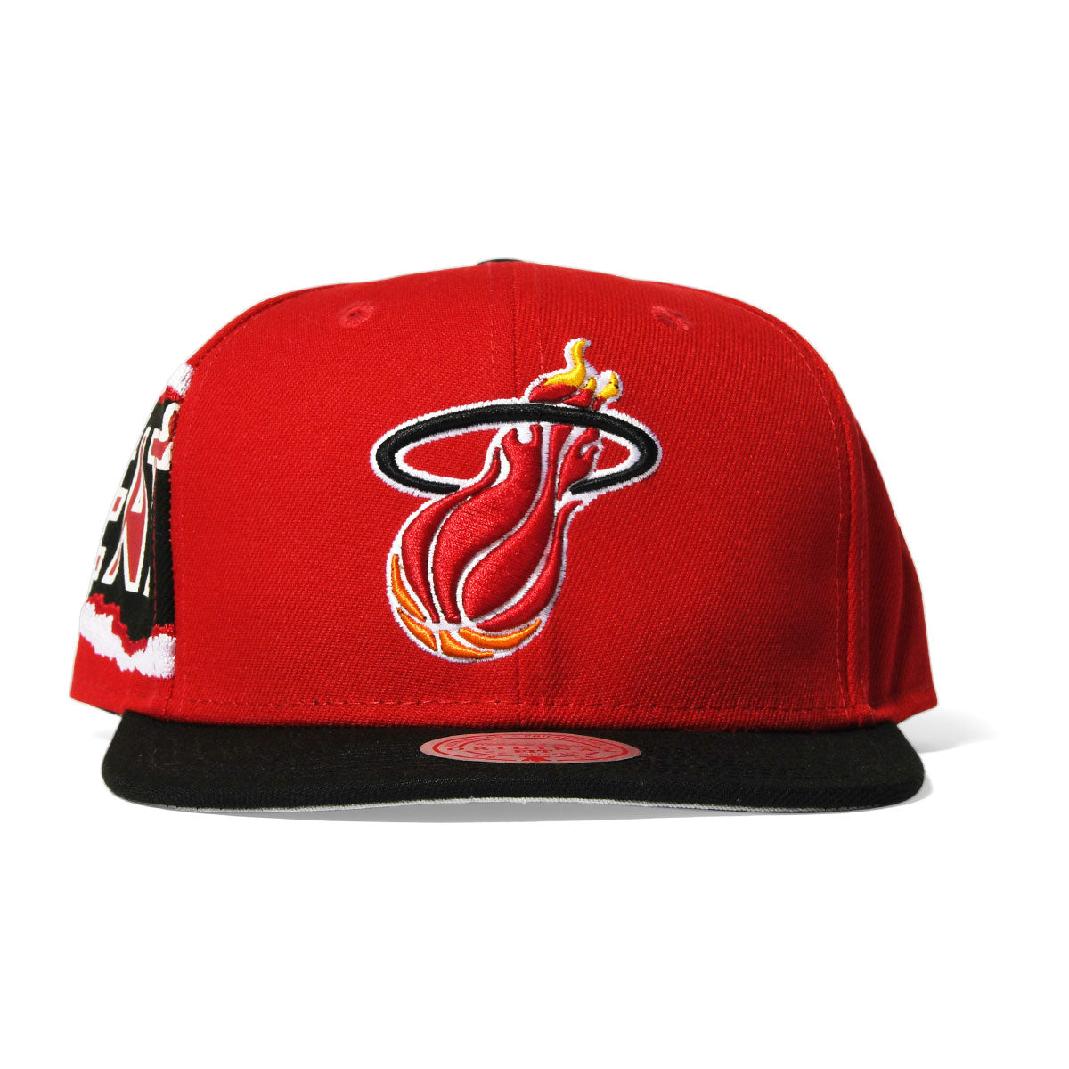 Mitchell & Ness 邁阿密熱火隊 NBA HHSS3464-MHE Jumbotron Snapback HWC 紅色