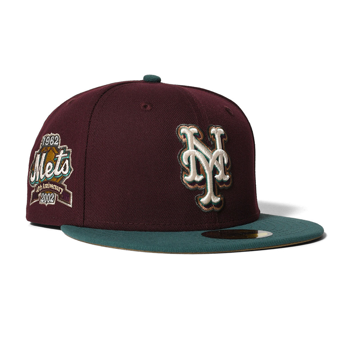 NEW ERA New York Mets - 40th ANV 59FIFTY MAROON PINE【13748373 