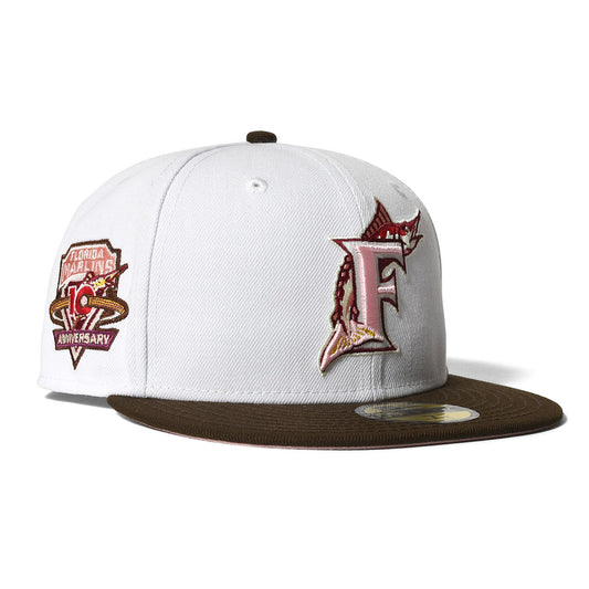 NEW ERA Florida Marlines - 10th ANV 59FIFTY WHITE/BROWN【13748377】