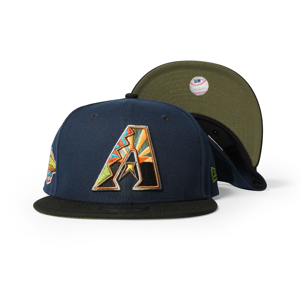 NEW ERA Arizona Diamondbacks - WORLD SERIES 2001 59FIFTY OCEAN/BLACK【13748380】