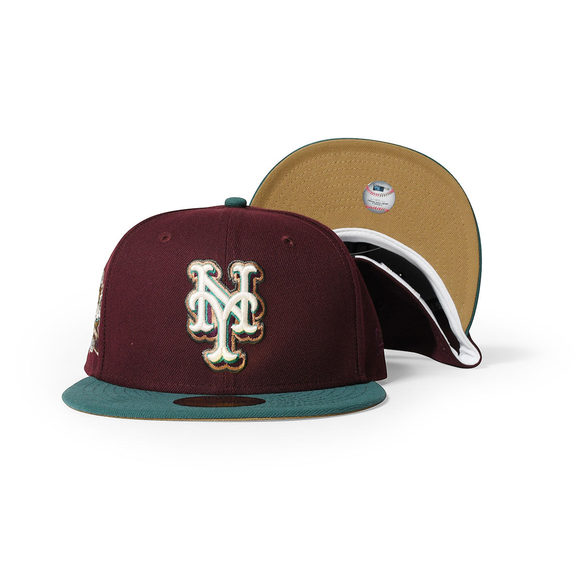 NEW ERA New York Mets - 40th ANV 59FIFTY MAROON PINE【13748373】