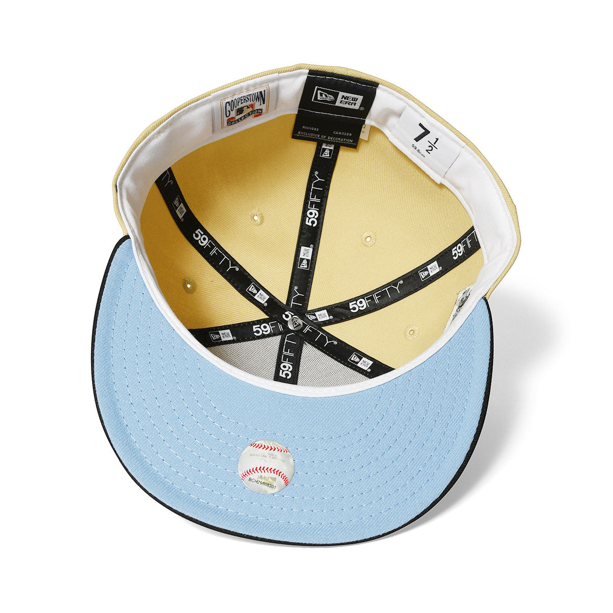 NEW ERA Chicago Cubs - BE ALERT 59FIFTY VEGAS GOLD/BLACK【13748378】