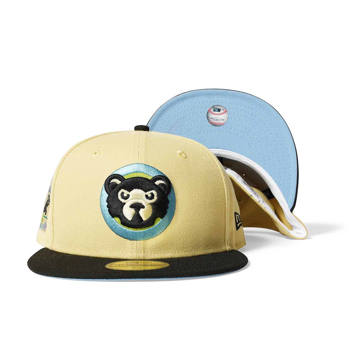 NEW ERA Chicago Cubs - BE ALERT 59FIFTY VEGAS GOLD/BLACK【13748378】