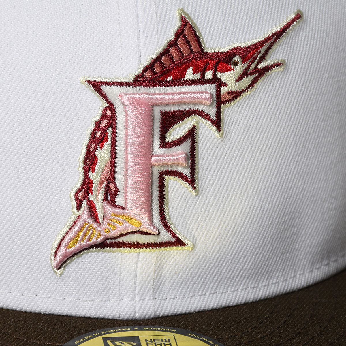 NEW ERA Florida Marlines - 10th ANV 59FIFTY WHITE/BROWN【13748377】