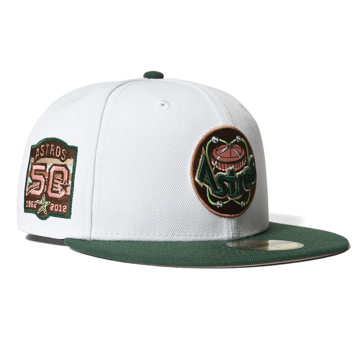 NEW ERA Houston Astros - 50th ANV 59FIFTY WHITE/PINE【13751153】