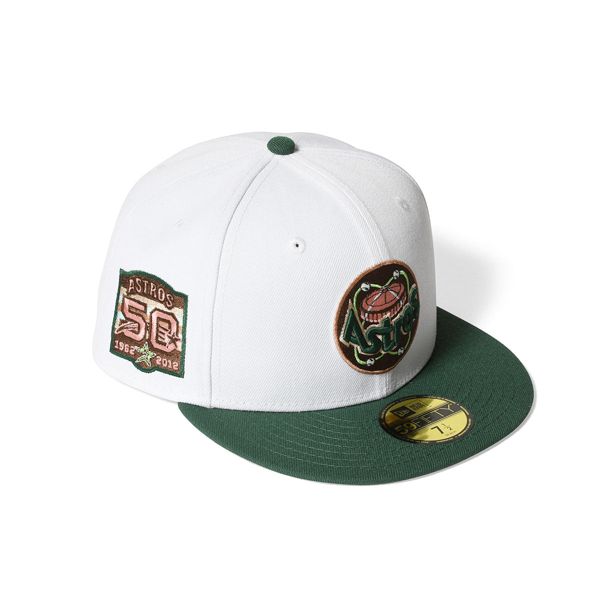 NEW ERA Houston Astros - 50th ANV 59FIFTY WHITE/PINE【13751153】