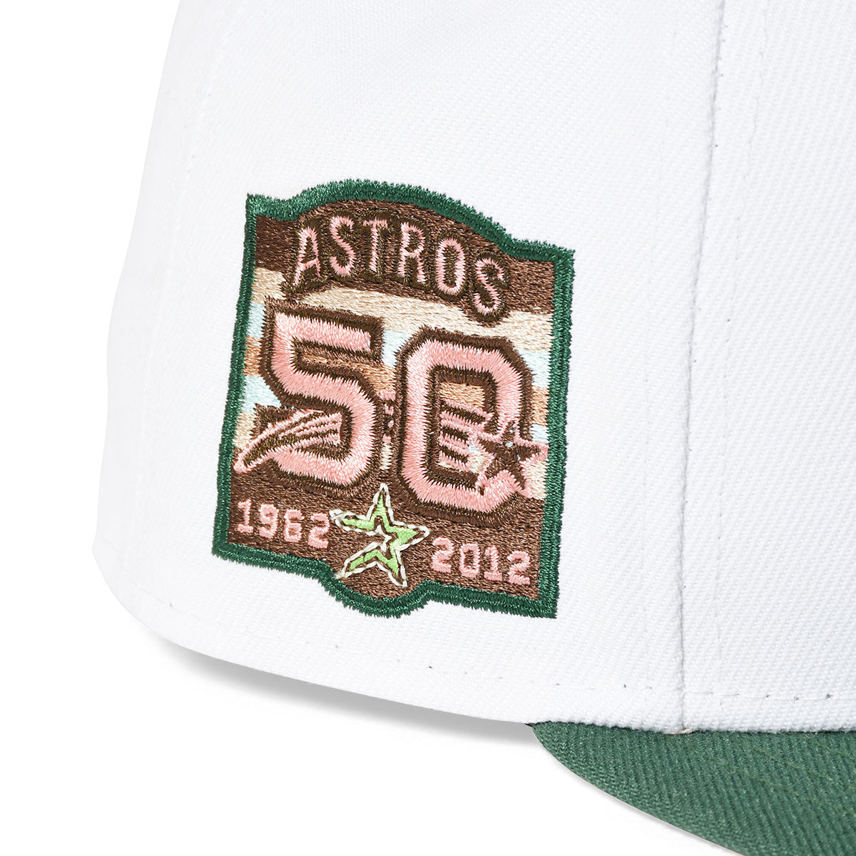NEW ERA Houston Astros - 50th ANV 59FIFTY WHITE/PINE【13751153】
