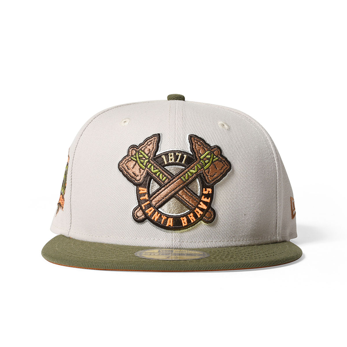 NEW ERA Atlants Braves - 150th ANV 59FIFTY STONE/OLIVE【13751171】