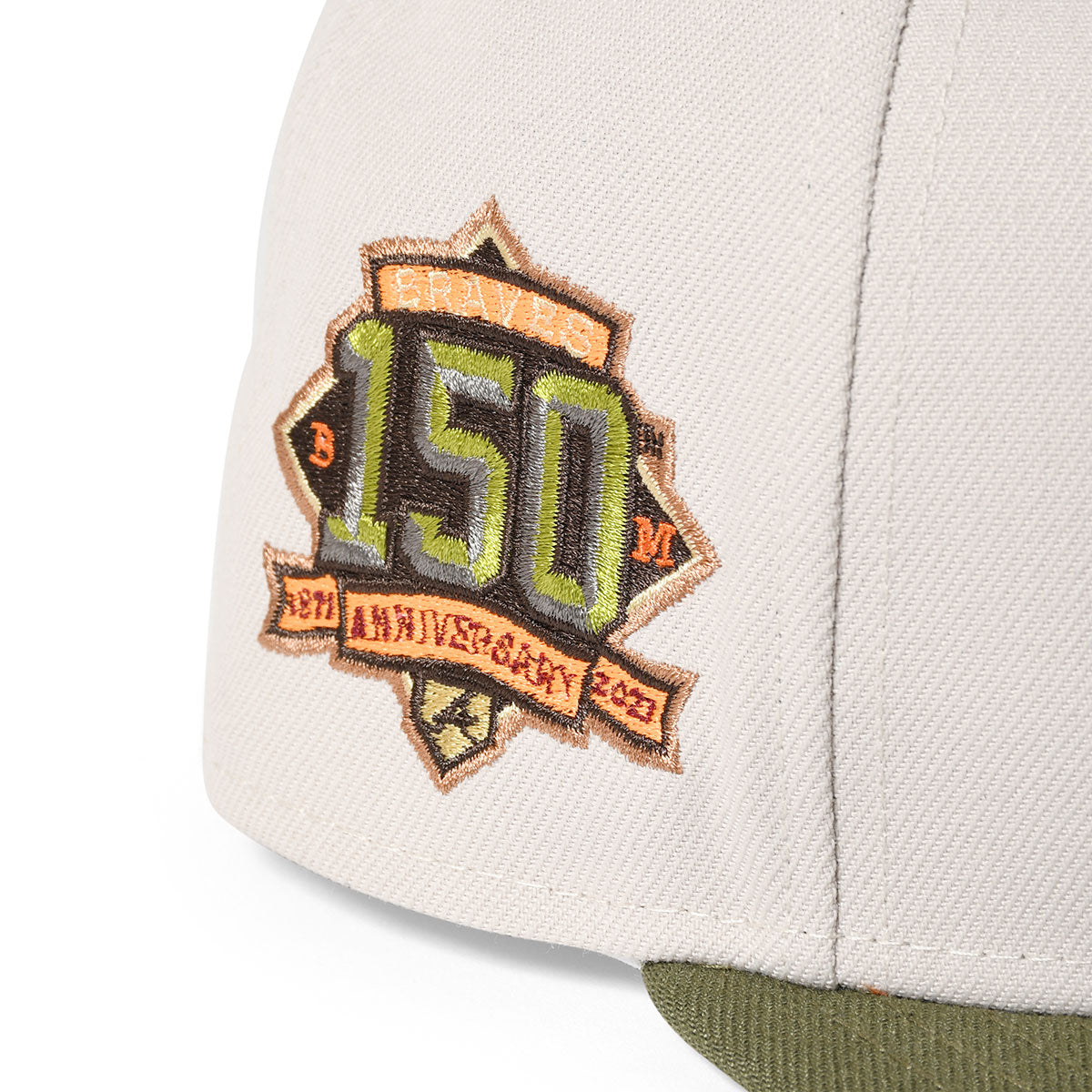 NEW ERA Atlants Braves - 150th ANV 59FIFTY STONE/OLIVE【13751171】