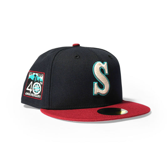 NEW ERA Seattle Mariners - 40TH ANNIVERSARY 59FIFTY【NE024】