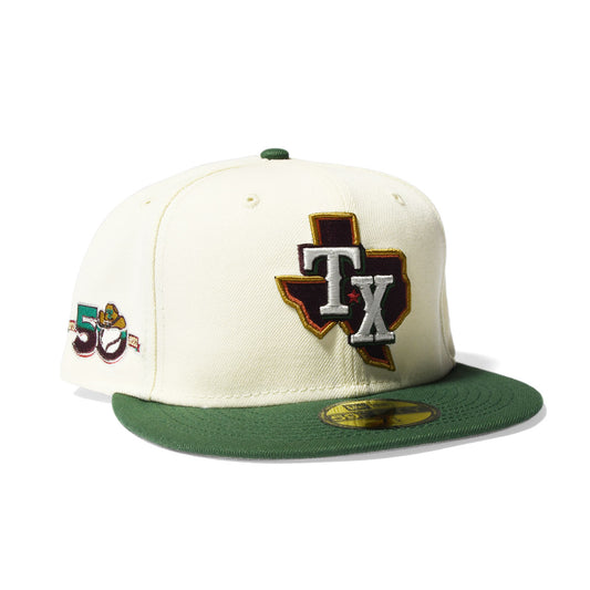 NEW ERA Texas Rangers - 50TH ANNIVERSARY 59FIFTY【NE011】