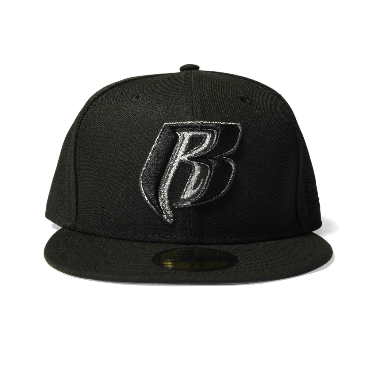 NEW ERA RUFF RYDERS - BLACK GRAY UNDER BRIM 59FIFTY【NE035】