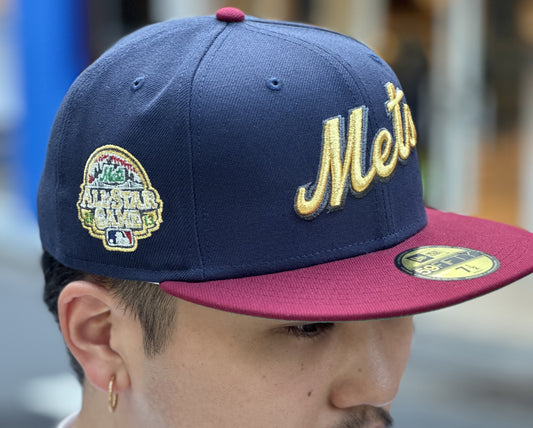 高級感が溢れるGOLD LOGO NY Metsカスタムキャップが登場!!